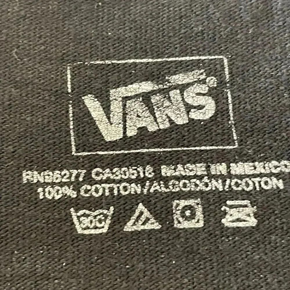 Vans Men Black Cotton Soft Lightweight Minimalist Classic T-Shirt SZ M # 1035 - Picture 7 of 12